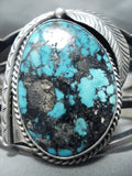 Important Fanny Platero Vintage Native American Navajo Godber Turquoise Sterling Silver Bracelet-Nativo Arts