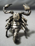 Native American One Of The Most Unique Ever San Felipe Scorpion Sterling Silver Ring-Nativo Arts