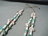 Native American Extraordinary Santo Domingo Turquoise Spiny Shell Jacla Necklace-Nativo Arts