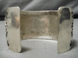 Intense Rug Designs Vintage Native American Navajo Keoni Rug Sterling Silver Bracelet-Nativo Arts
