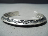 Sunny Reeves Vintage Navajo Sterling Silver Bracelet Native American Old-Nativo Arts