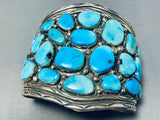 Monster Authentic Vintage Native American Navajo Turquoise Sterling Silver Bracelet-Nativo Arts