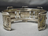 One Of The Best Vintage Native American Navajo Spiny Oyster Sterling Silver Bracelet Old-Nativo Arts