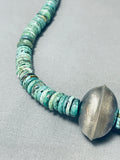 Amazing Native American Navajo Royston And Kingman Turquoise Sterling Silver Necklace-Nativo Arts