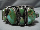 Best Vintage Native American Navajo Darrell Cadman Turquoise Sterling Silver Bracelet-Nativo Arts
