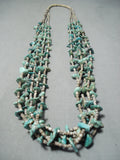 Native American Rare Vintage Santo Domingo Royston Turquoise Necklace Old-Nativo Arts