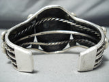 Best Important Rick Martinez Vintage Native American Navajo Turquoise Sterling Silver Bracelet-Nativo Arts