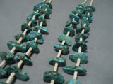 Impressive Vintage Navajo 50-stone Royston Turquoise Native American Necklace-Nativo Arts