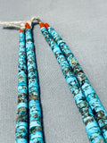 Native American Extremely Rare Vintage Santo Domingo Morenci Turquoise Jacla Pendant-Nativo Arts