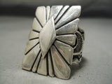 Amazing Vintage Navajo Sterling Silver Native American Arrows Ring-Nativo Arts