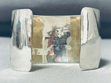 One Of The Craziest Native American Navajo Sterling Silver Hand Tooled Bracelet-Nativo Arts