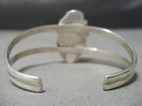 Superb Zuni Turquoise Coral Sterling Silver Bracelet Native American-Nativo Arts