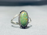 Beautiful Vintage Native American Navajo Royston Turquoise Sterling Silver Ring-Nativo Arts