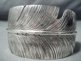 Extreme Detail Navajo Sterling Silver Bracelet Native American-Nativo Arts