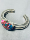 One Of The Best Purple Mohave Turquoise Native American Navajo Sterling Silver Bracelet-Nativo Arts