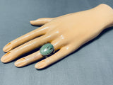 Superb Native American Navajo Royston Turquoise Sterling Silver Ring-Nativo Arts