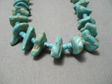 Incredible Vintage Navajo Turquoise Nugget Native American Ehishi Necklace-Nativo Arts
