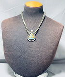 Drop Dead Gorgeous Vintage Native American Navajo Royston Turquoise Sterling Silver Necklace-Nativo Arts