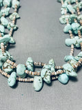 Native American Tremendous Vintage Santo Domingo Turquoise Necklace-Nativo Arts