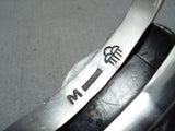 Marie Thompson Navajo Turquoise Sterling Silver Bracelet Native American-Nativo Arts