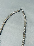 Very Rare Vintage Native American Navajo Purple Shell Sterling Silver Squash Blossom Necklace-Nativo Arts