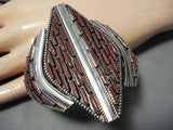 Cel Yazzie Vintage Native American Navajo Sterling Silver Bracelet-Nativo Arts