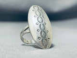 Exceptional Vintage Native American Navajo Sterling Silver Ring-Nativo Arts
