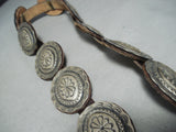 Dazzling Taos Native American Sterling Silver Concho Belt-Nativo Arts
