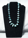 Marvelous Vintage Navajo Turquoise Necklace Native American Old-Nativo Arts