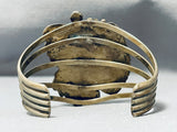 Huge Very Rare Eatser Blue Turquoise Vintage Native American Navajo Sterling Silver Bracelet-Nativo Arts