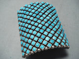 One Of The Best Ever Native American Navajo Turquoise Sterling Silver Bracelet-Nativo Arts