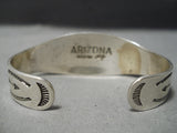 Astonishing Vintage Native American Navajo Carico Lake Turquoise Sterling Silver Bracelet-Nativo Arts
