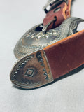 512 Gram Heavy Vintage Native American Navajo Sterling Silver Concho Belt Old-Nativo Arts