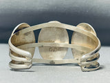 One Of The Most Unique Vintage Native American Navajo Hand Carved Sterling Silver Bracelet-Nativo Arts