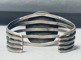 Important Vintage Native American Navajo Damale Turquoise Sterling Silver Bracelet-Nativo Arts