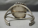 Towering Vintage Native American Navajo Royston Turquoise Sterling Silver Bracelet Old-Nativo Arts