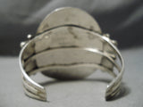 Spectacular Vintage Native American Navajo Turquoise Cluster Sterling Silver Bracelet-Nativo Arts