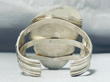 The Best Jo Tso White Agate Vintage Native American Navajo Sterling Silver Bracelet-Nativo Arts