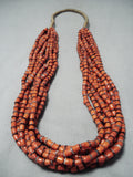 Newsworthy Santo Domingo Hand Spun Bead Necklace Native American-Nativo Arts