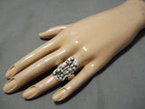 Amazing Vintage Navajo Tawny Cruz Sterling Silver Native American Ring-Nativo Arts