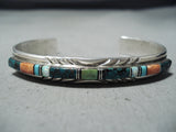 Gorgeous Taos Turquoise Sterling Silver Bracelet Native American-Nativo Arts