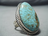 Marvelous Vintage Native American Navajo Royston Turquoise Sterling Silver Ring-Nativo Arts