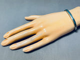 Marvelous Vintage Native American Navajo Turquoise Sterling Silver Bracelet-Nativo Arts