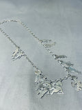 Dancers Of Charms Vintage Southwest Sterling Silver Necklace-Nativo Arts