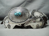 Important Vintage Native American Navajo Tommy Jackson Turquoise Sterling Silver Concho Belt-Nativo Arts
