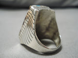Incredible Turquoise Wildhorse Sterling Silver Native American Ring-Nativo Arts
