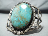 Huge Vintage Native American Navajo Royston Turquoise Sterling Silver Bracelet-Nativo Arts
