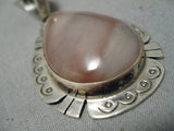 Breathtaking Vintage Navajo Sterling Silver Native American Jasper Necklace-Nativo Arts