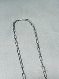 Flute Dancer Native American Navajo Turquoise Kachina Sterling Silver Necklace-Nativo Arts