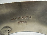 Rare Vintage Native American Navajo Dodson Turquoise Sterling Silver Bracelet-Nativo Arts